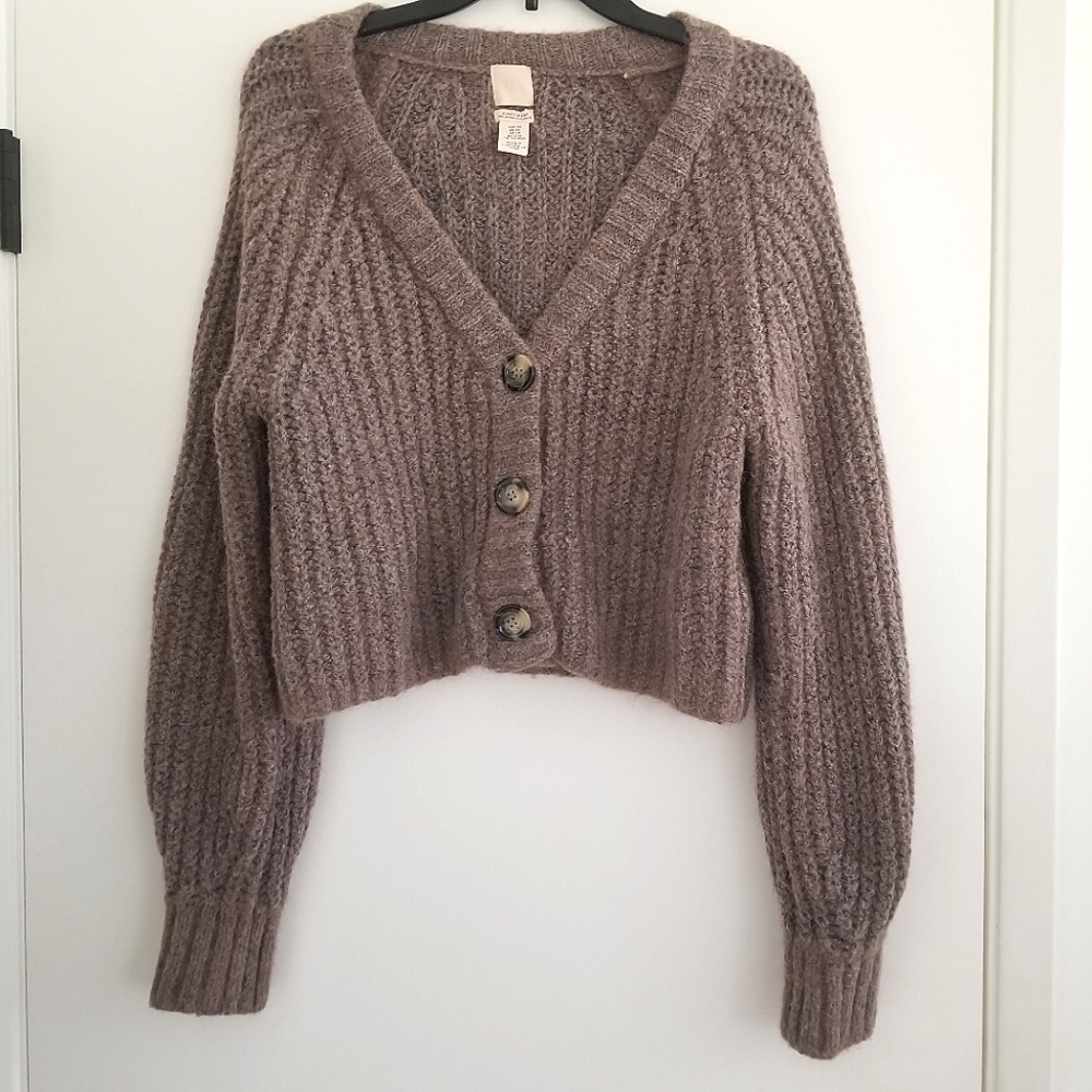 H&M alpaca Cardigan xs